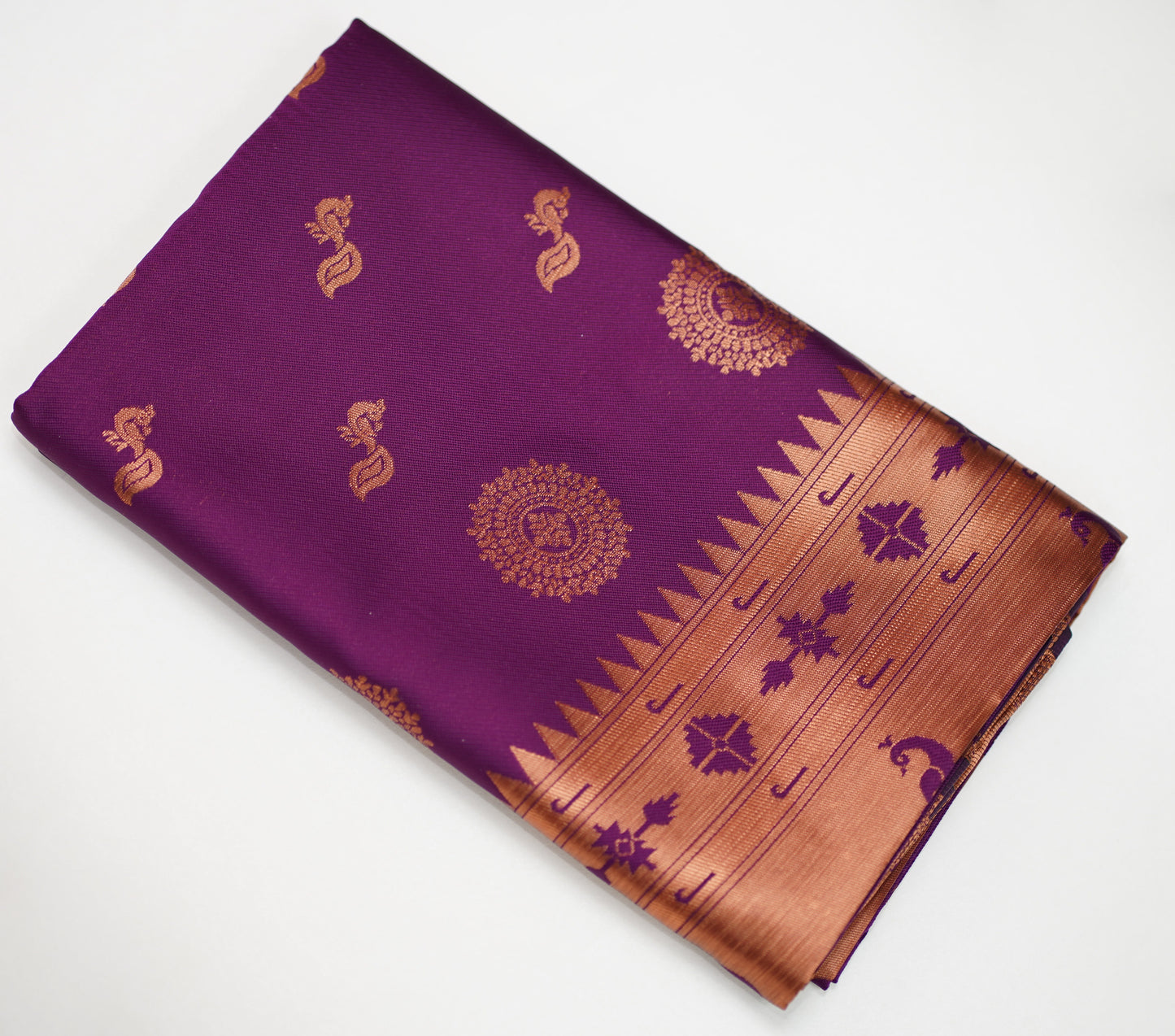 Palatinate Purple Saree