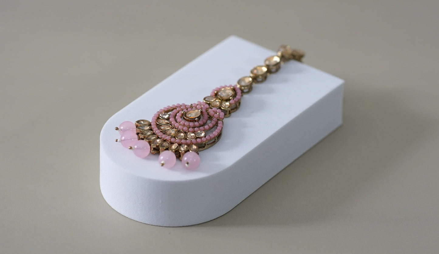 Rose & Gold Necklace Set