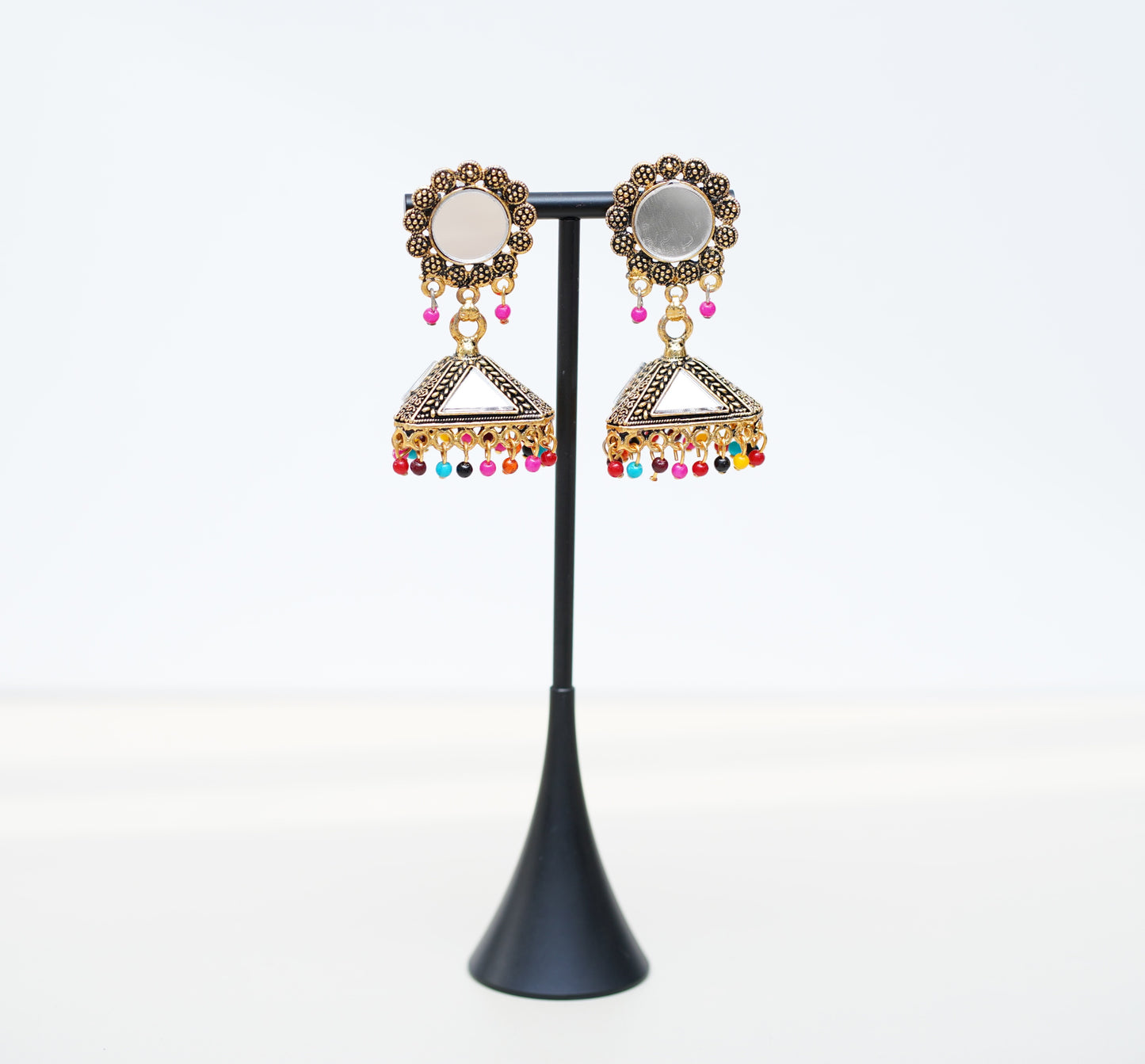 Glass Colored Earrings