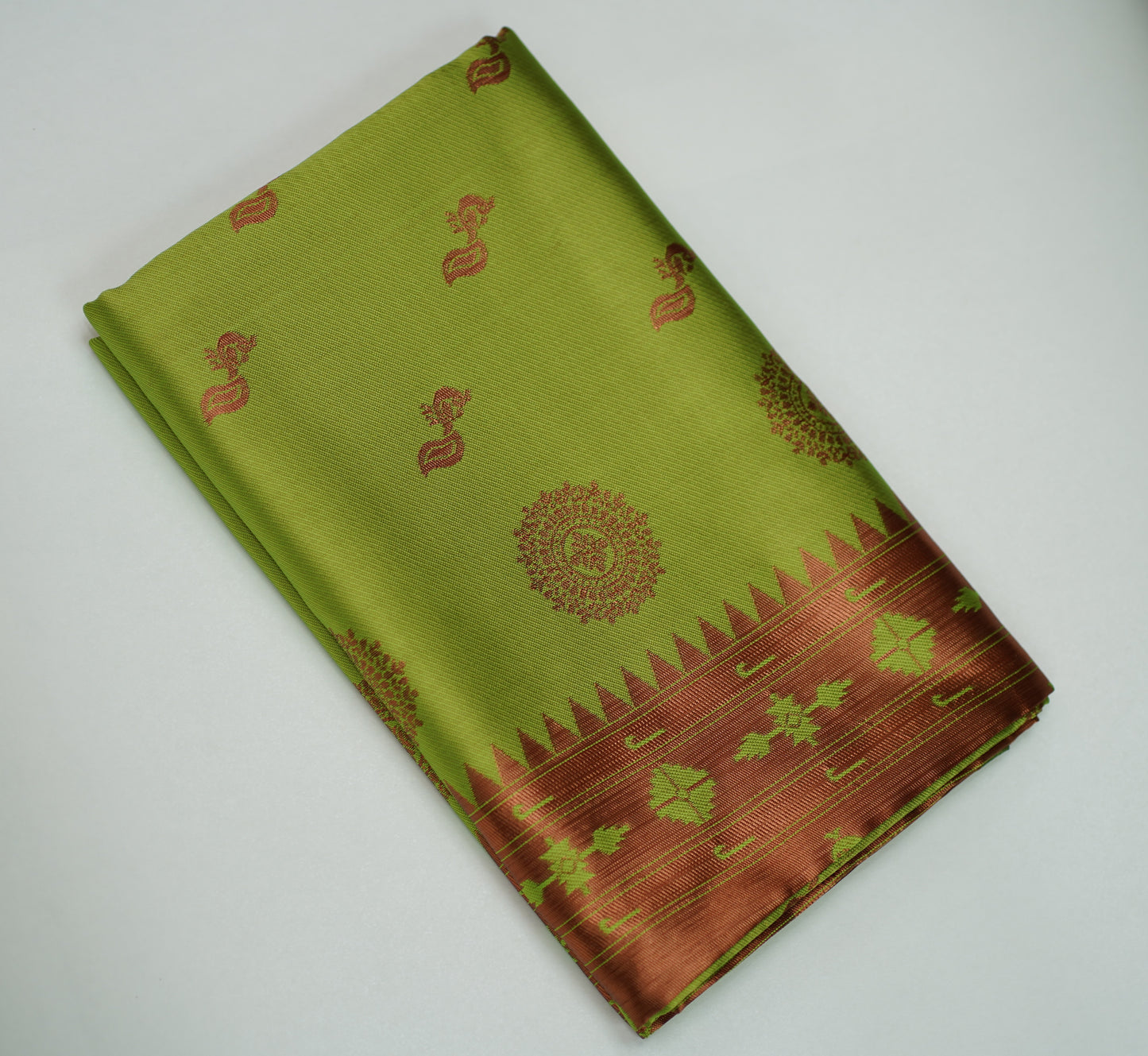Olive Drab Saree
