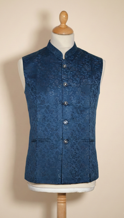 Blue Nehru Jacket