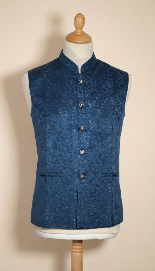 Blue Nehru Jacket