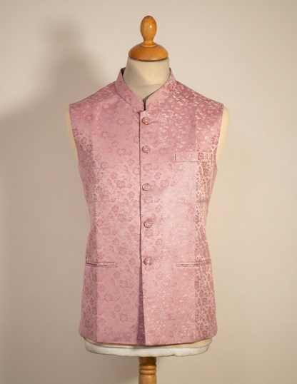 Pink Nehru Jacket