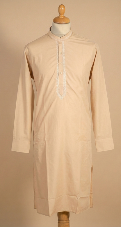 Beige Kurta