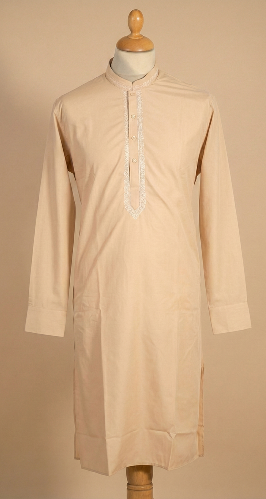 Beige Kurta