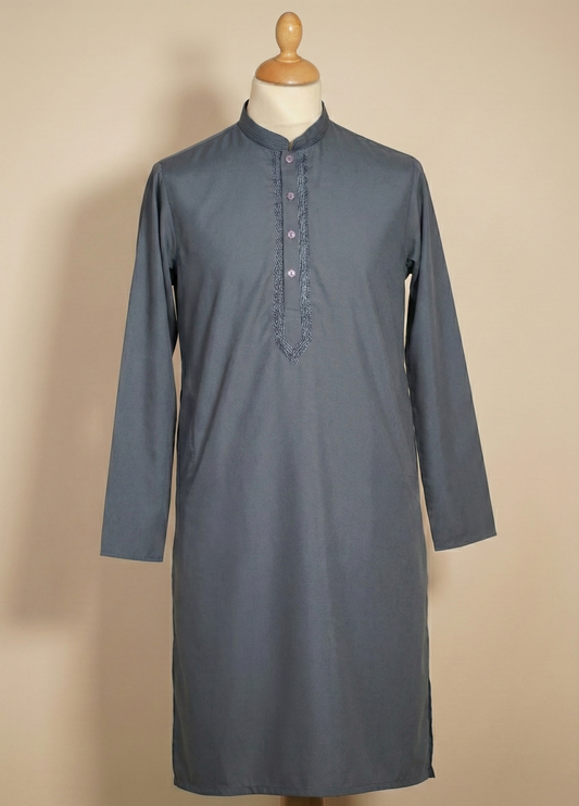 Blue Gray Kurta