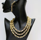 Gold Modern Necklace Set
