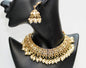 Gold & Pearled Necklace Set