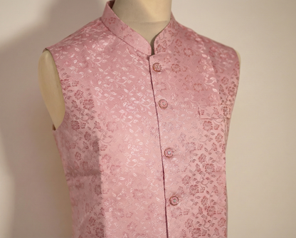 Pink Nehru Jacket