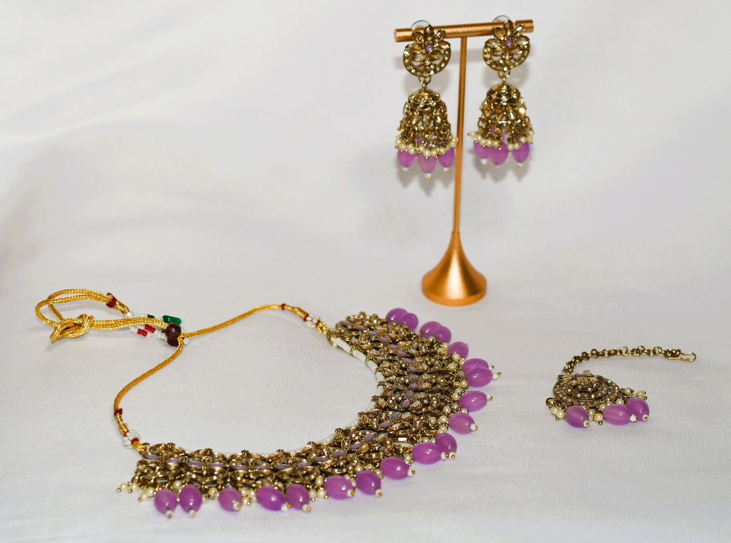 Rose Gold Necklace Set