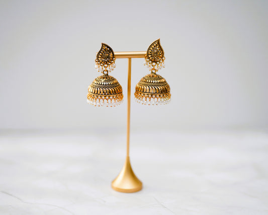 Gold & Pearled Jimikki Set