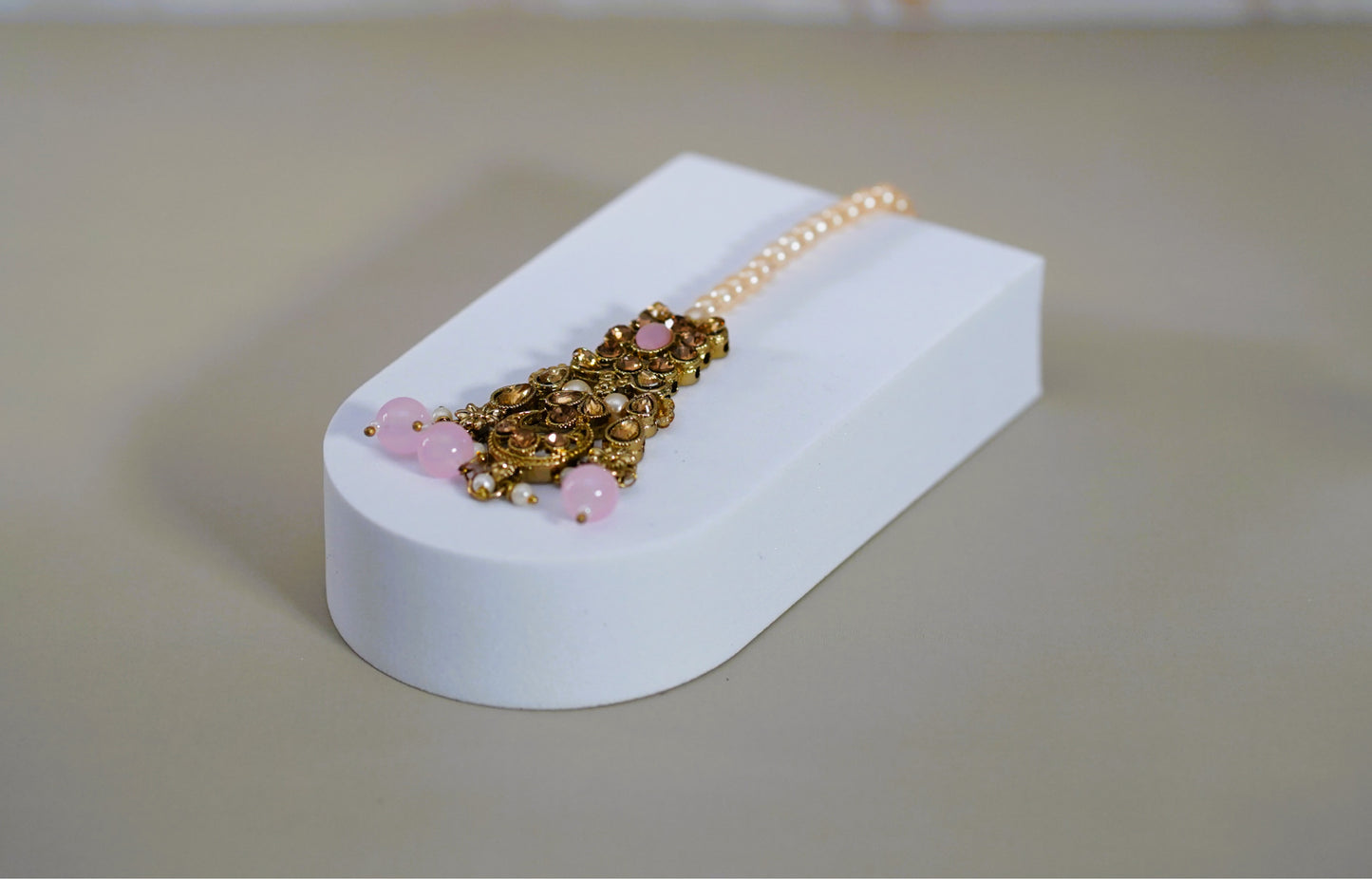 Rose & Gold Necklace Set