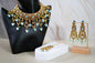 Blue & Gold Necklace Set