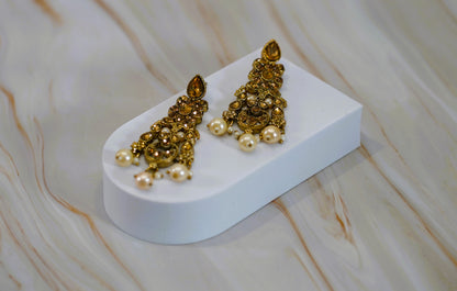 Pearl & Gold Necklace Set