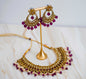 Purple & Pearl Necklace Set