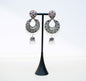 Antique Black & Pearl Earrings