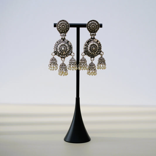Antique Silver Earrings