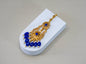 Gold & Blue Pearl Uchipattam