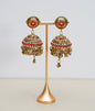 Gold with Red & Silver Stone Jimikki