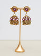 Gold with Purple & Silver Stone Jimikki