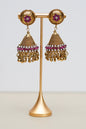 Gold with Purple & Silver Stone Jimikki