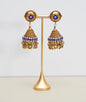 Gold with Blue & White Stone Jimikki