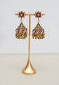 Gold with Pink & White Stone Jimikki