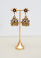 Gold with Black & White Stone Jimikki