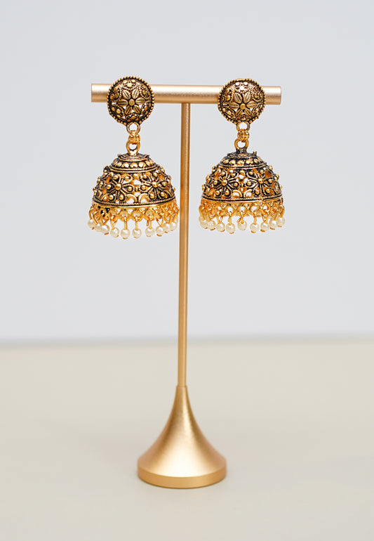 Gold Antique Pearled Jimikki
