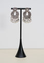Silver & Black Earrings