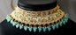 Blue & Gold Choker Set