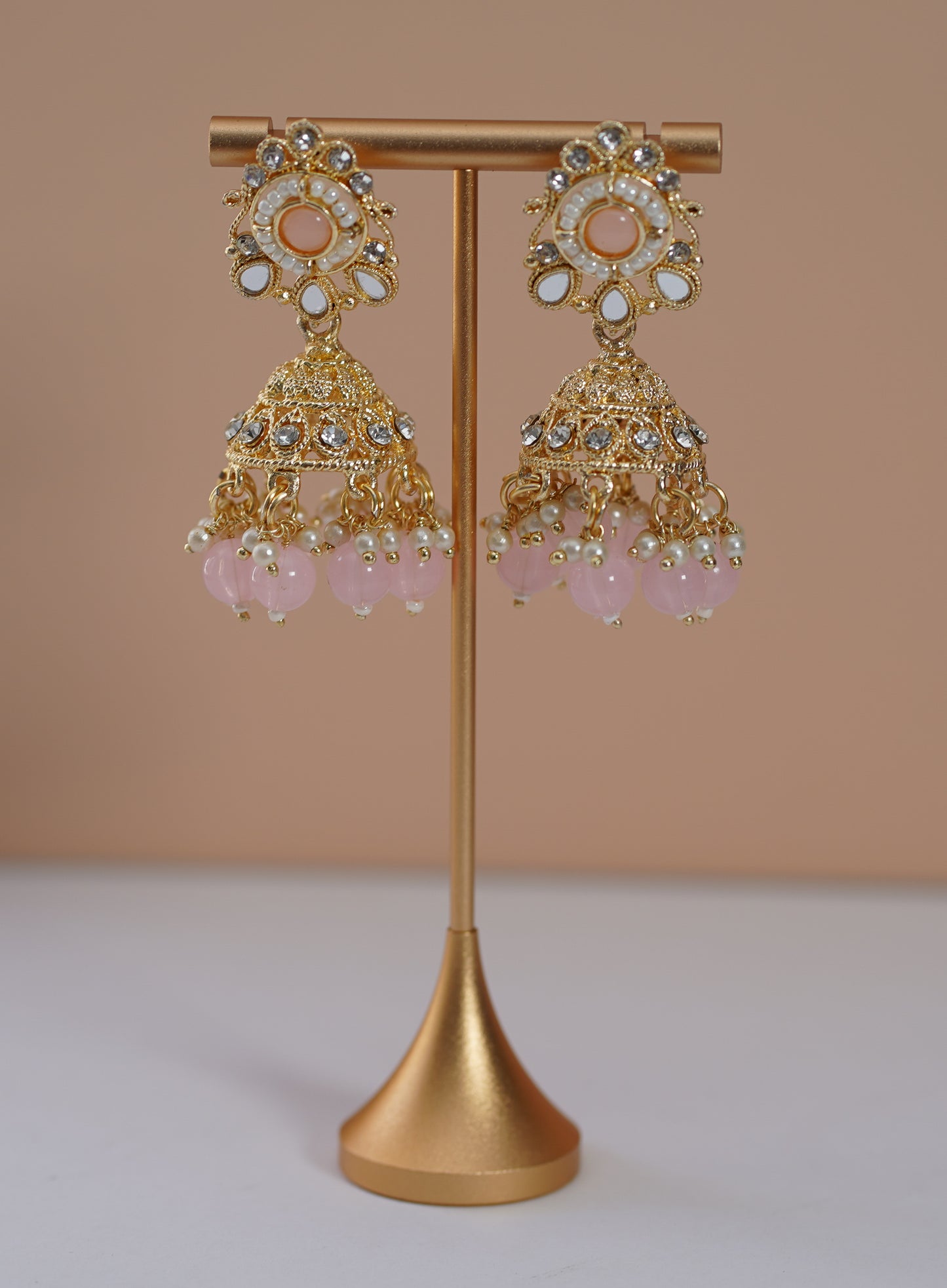 Gold & Pink Choker Set