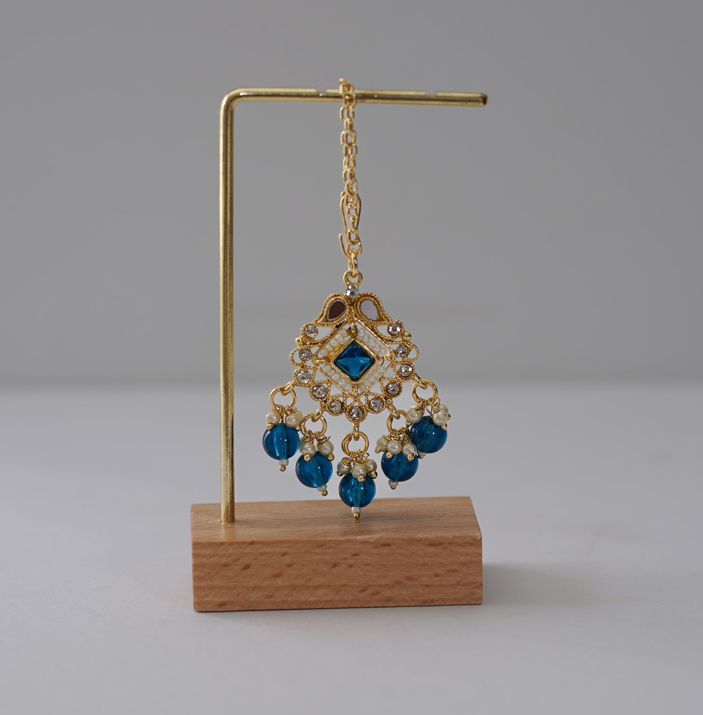 Gold & Blue Choker Set