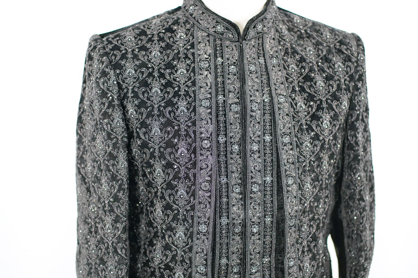 Emperor Black Sherwani