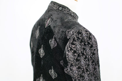 Emperor Black Sherwani