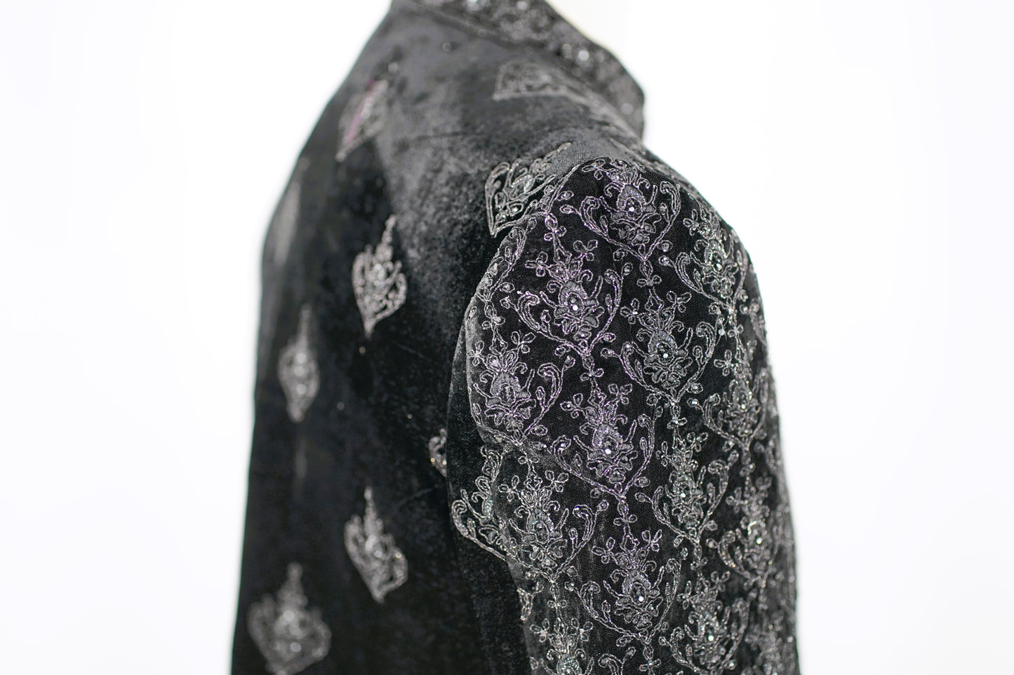 Emperor Black Sherwani