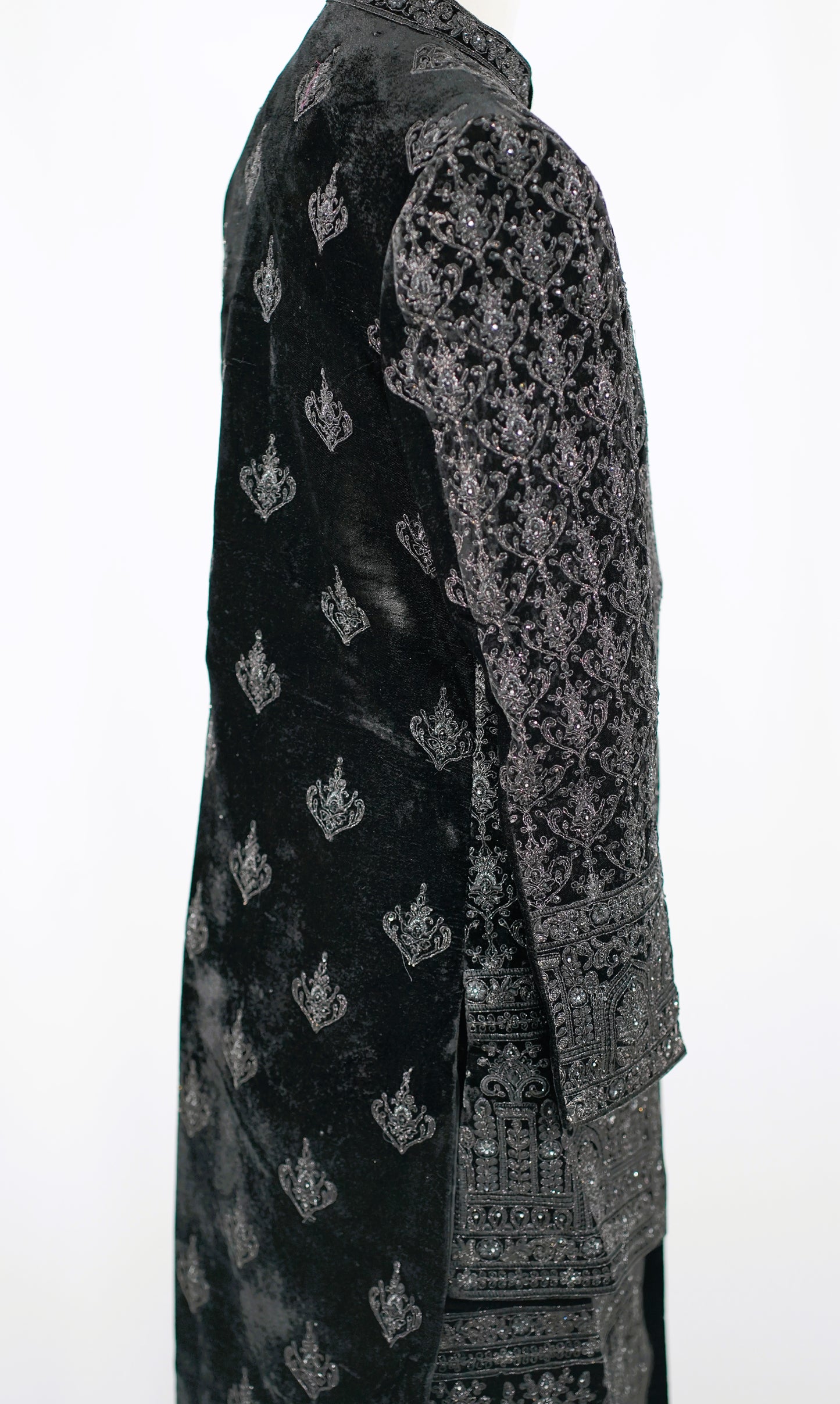 Emperor Black Sherwani