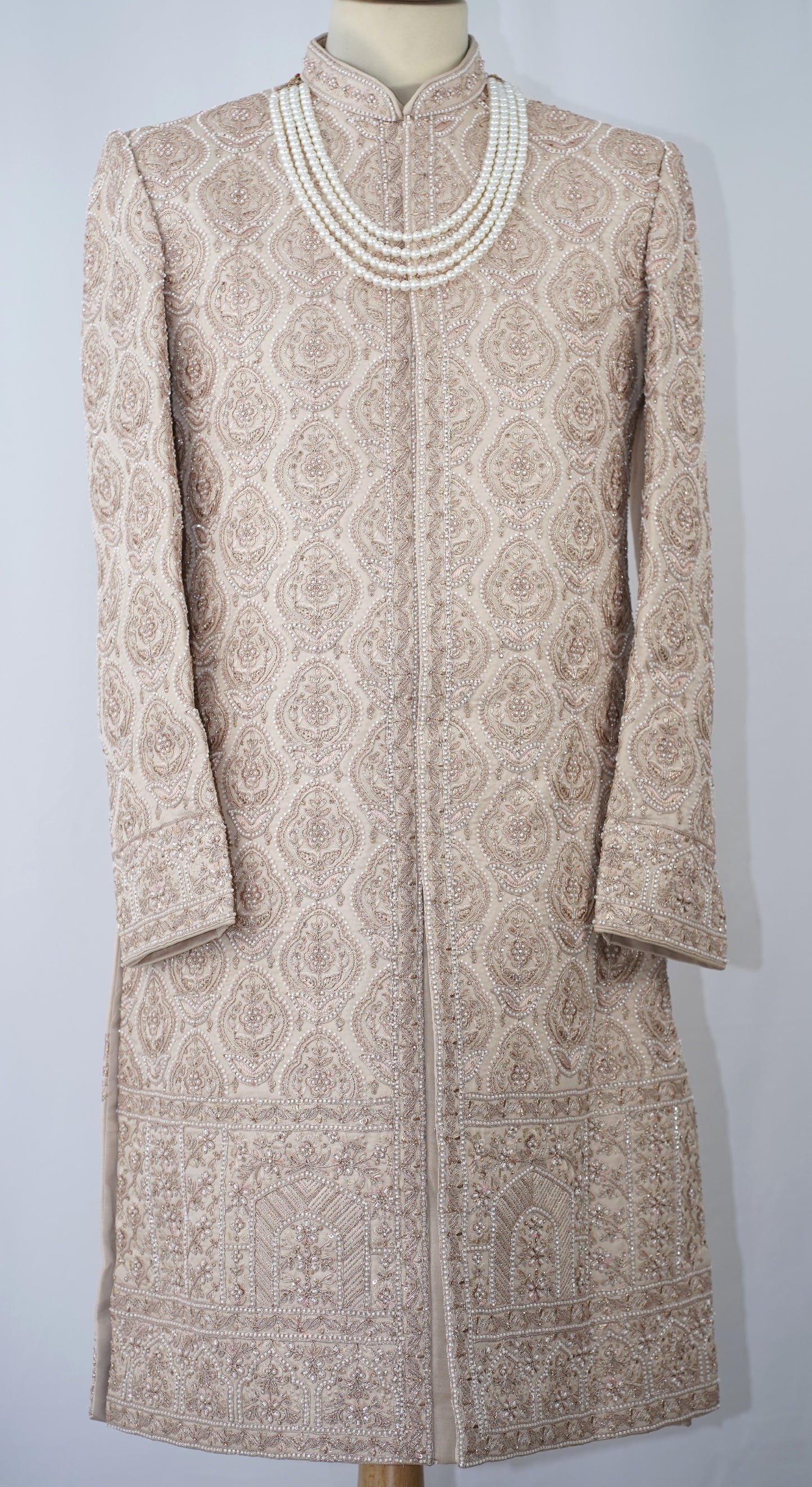 Majestic Sovereign Rose Gold Sherwani