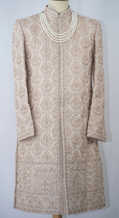 Majestic Sovereign Rose Gold Sherwani