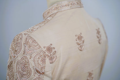 Majestic Sovereign Rose Gold Sherwani
