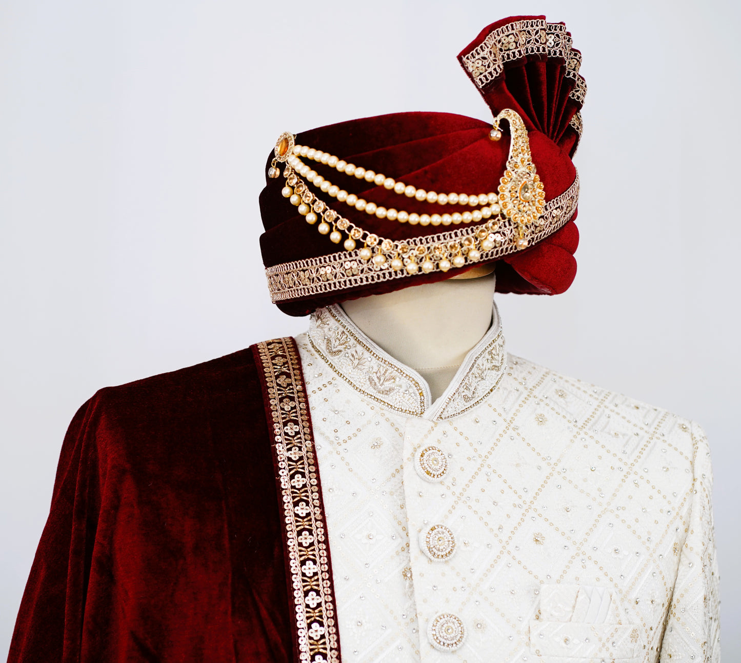 Off White Sherwani