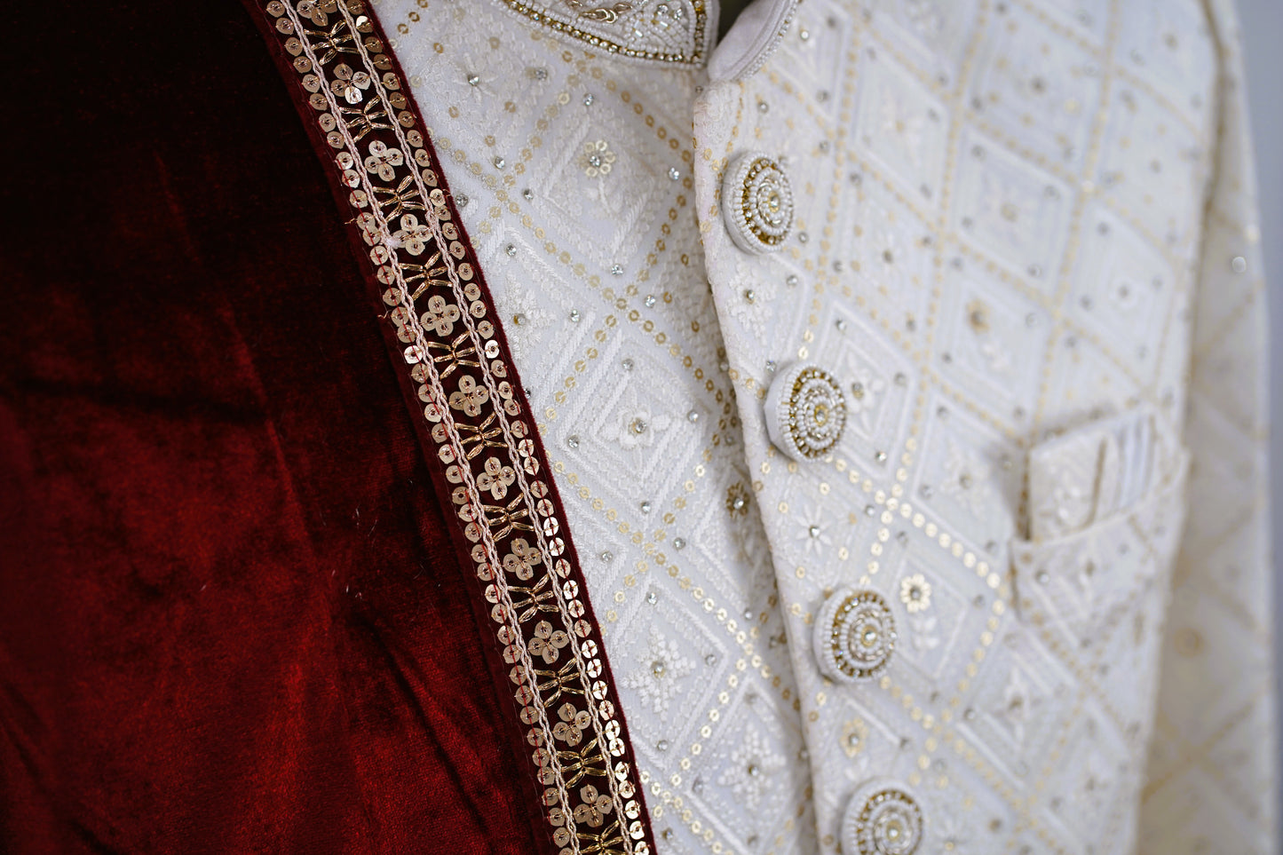 Off White Sherwani