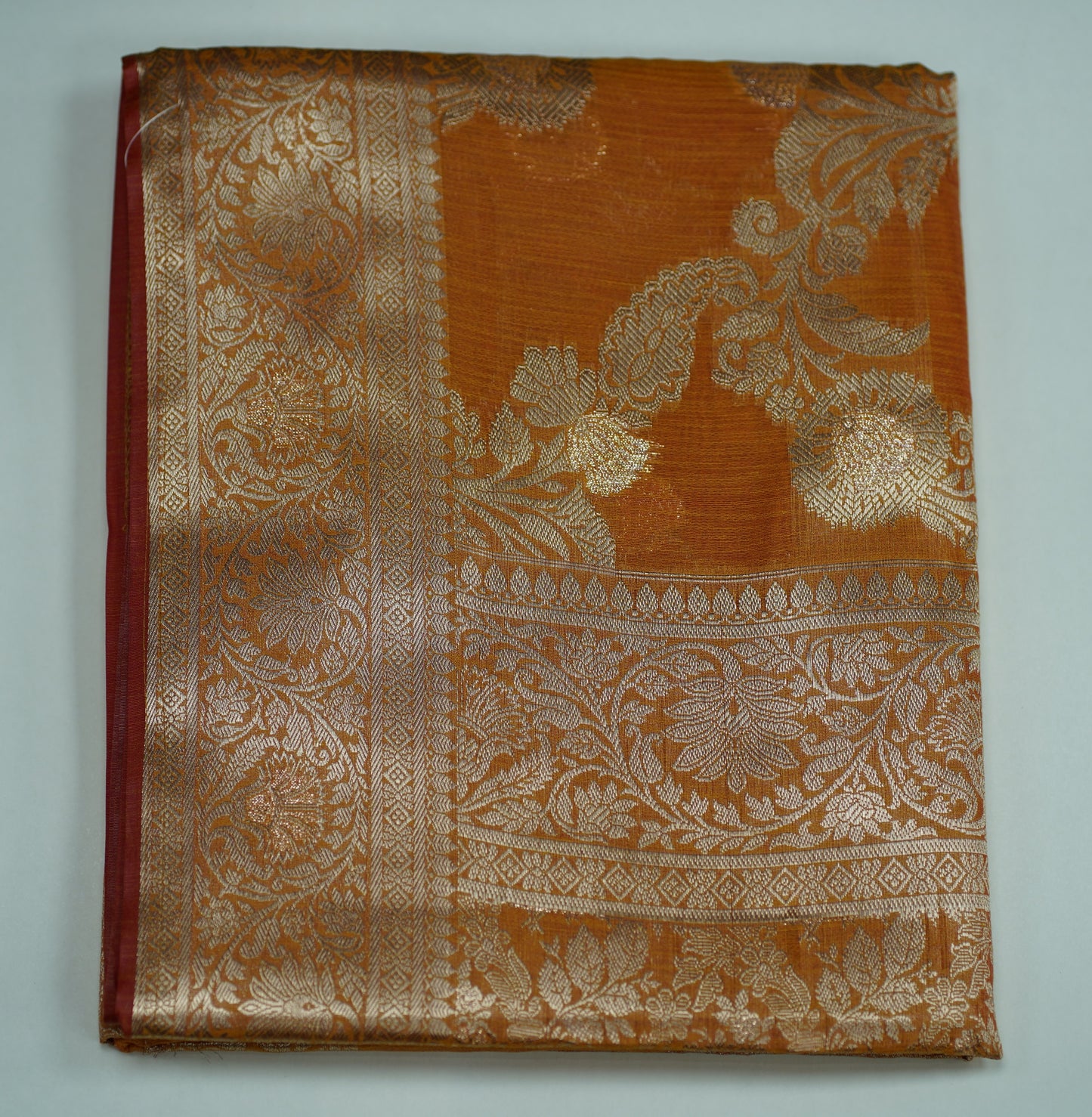 Russet & Silver Saree