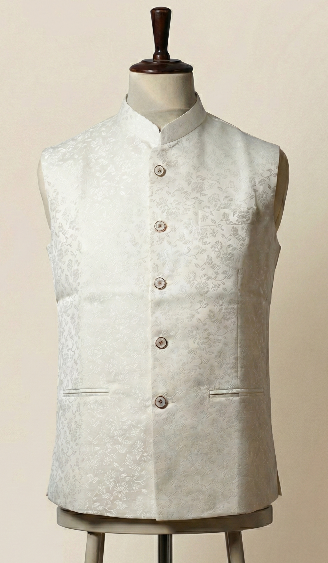 Off White Nehru Jacket